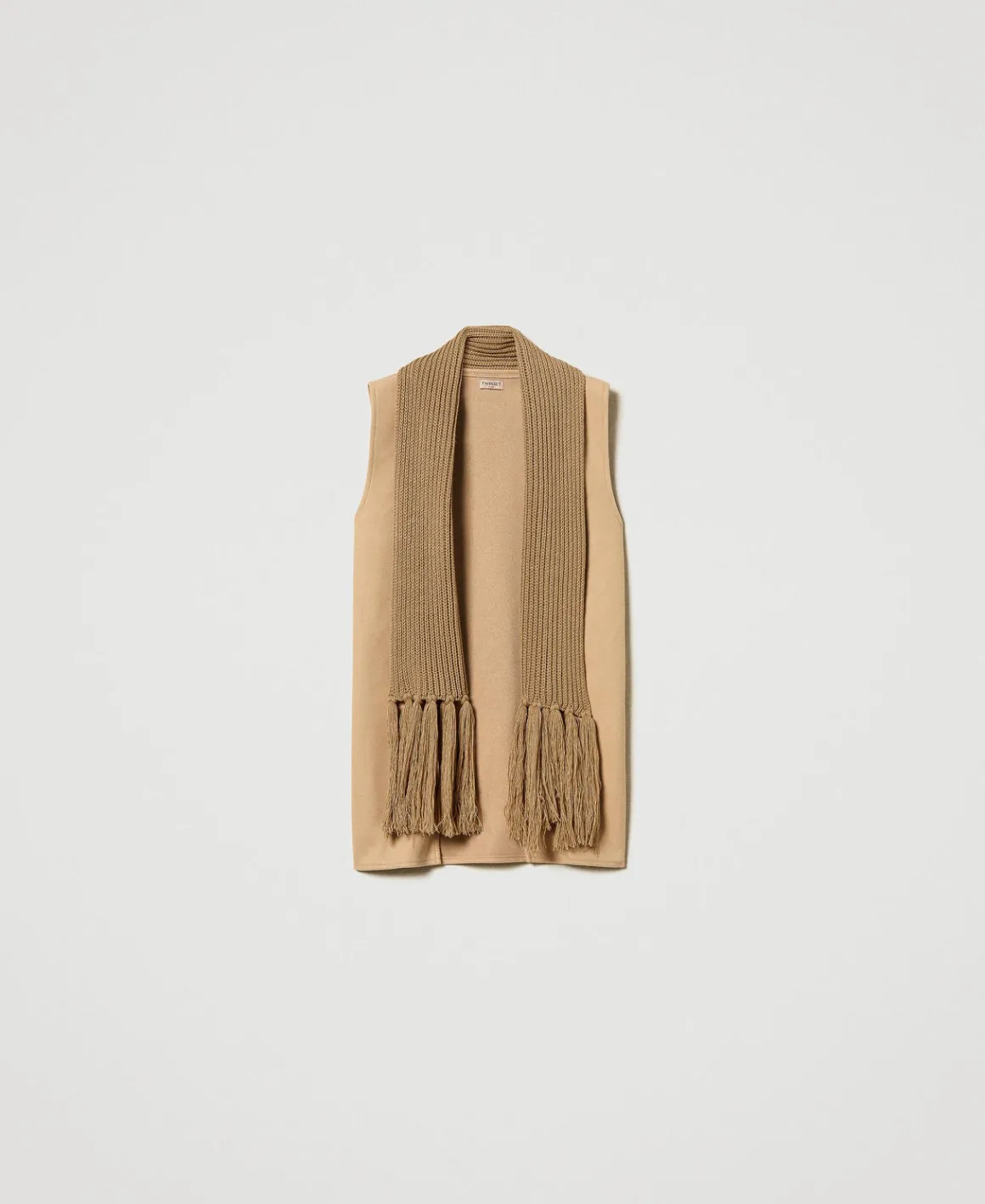 TWINSET Milano Gilet In Panno Con Frange | Giacche E Piumini