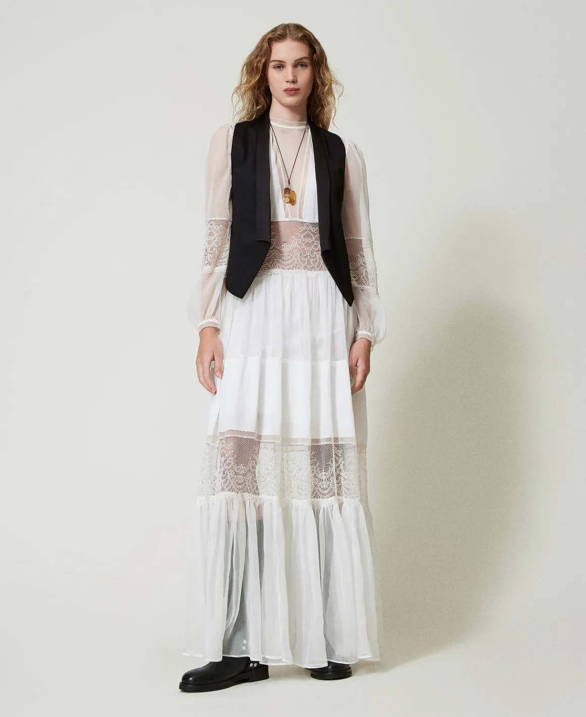 TWINSET Milano Gilet In Serge Misto Lana | Giacche E Piumini | Blazer