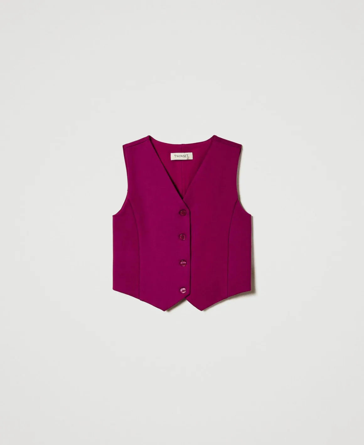 TWINSET Milano Gilet Monopetto Con Bottoni In Tono | Giacche E Capispalla