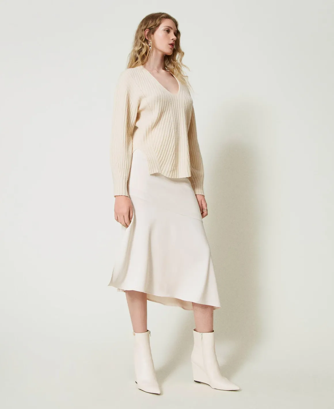 TWINSET Milano Gonna Longuette Con Catena Oval T | Gonne