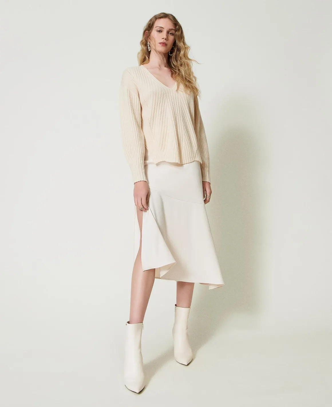 TWINSET Milano Gonna Longuette Con Catena Oval T | Gonne