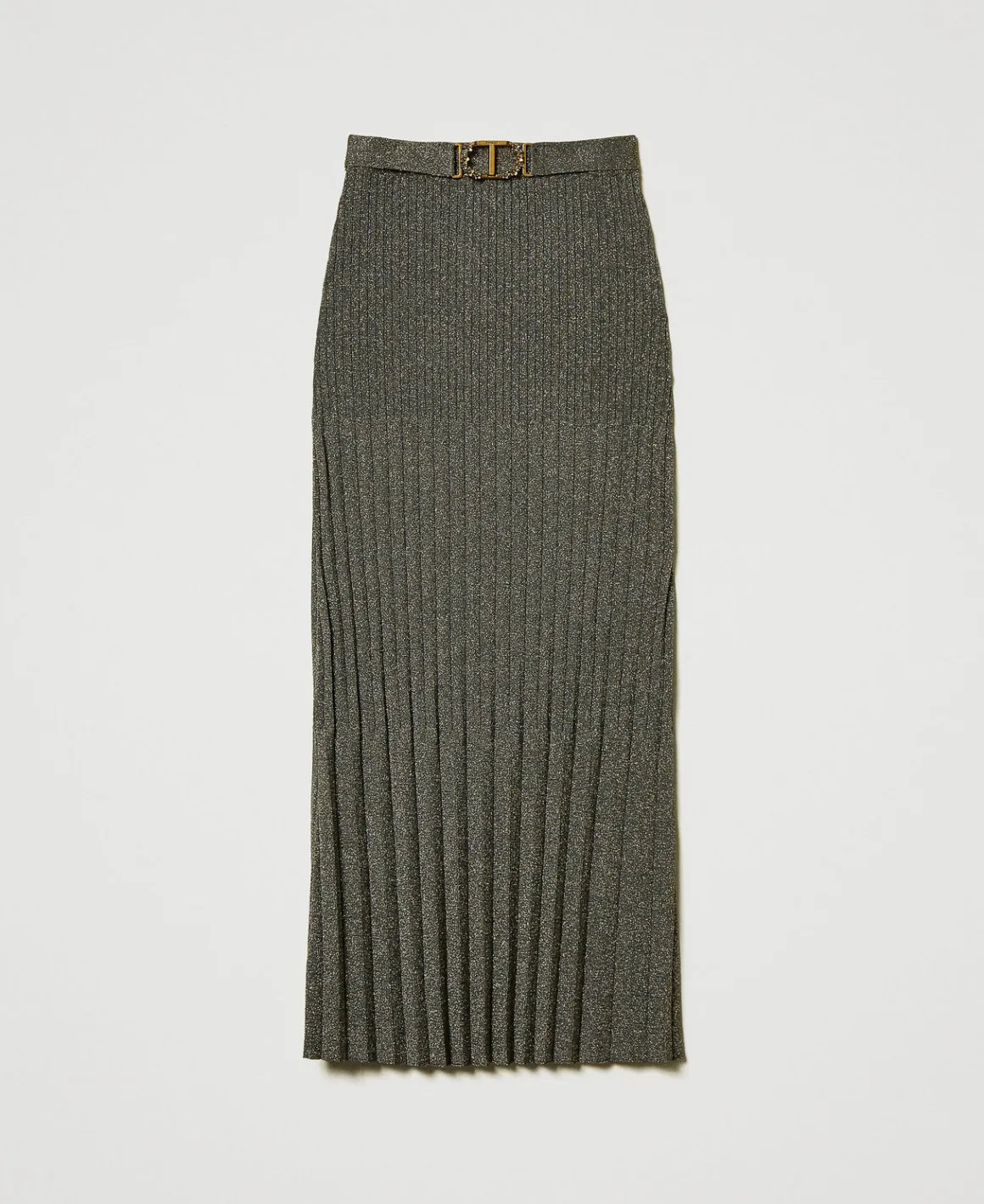 TWINSET Milano Gonna Longuette In Maglia Con Lurex | Gonne