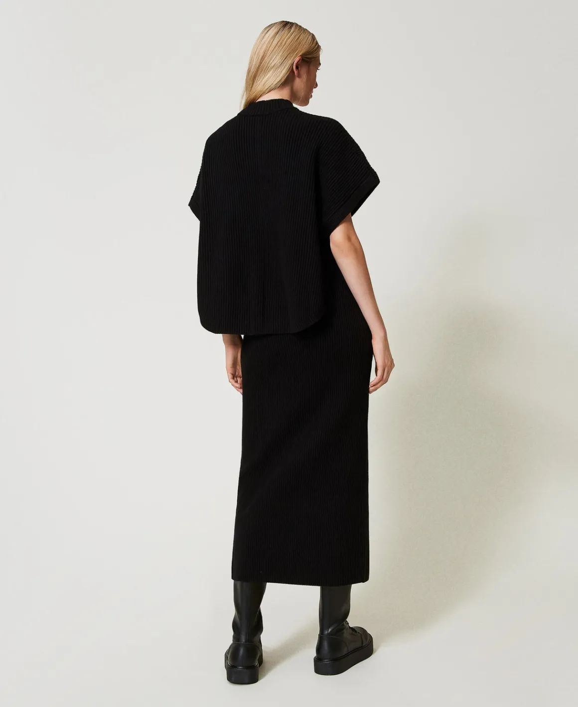TWINSET Milano Gonna Longuette In Maglia A Costine | Gonne