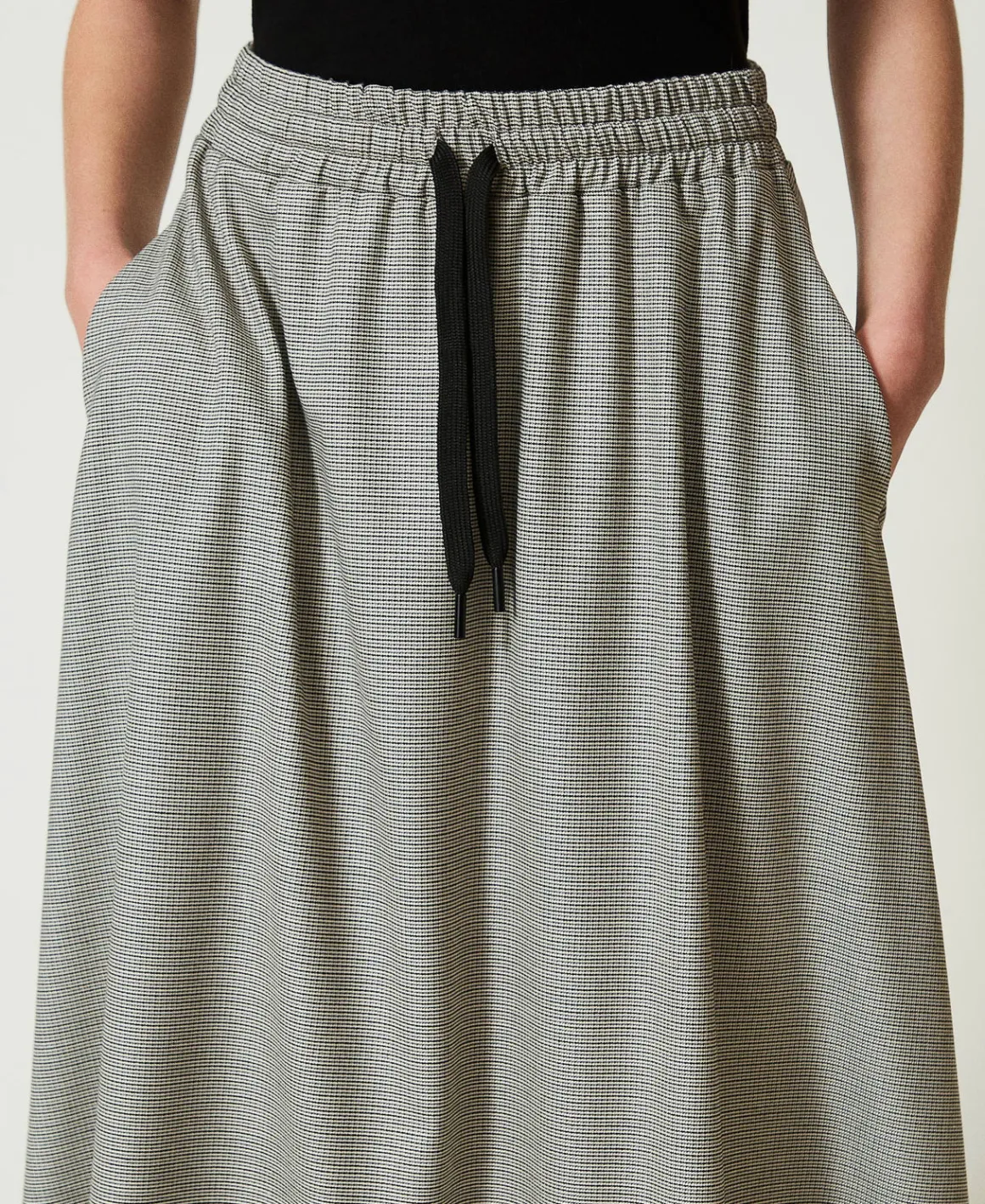 TWINSET Milano Gonna Longuette In Pied De Poule | Gonne
