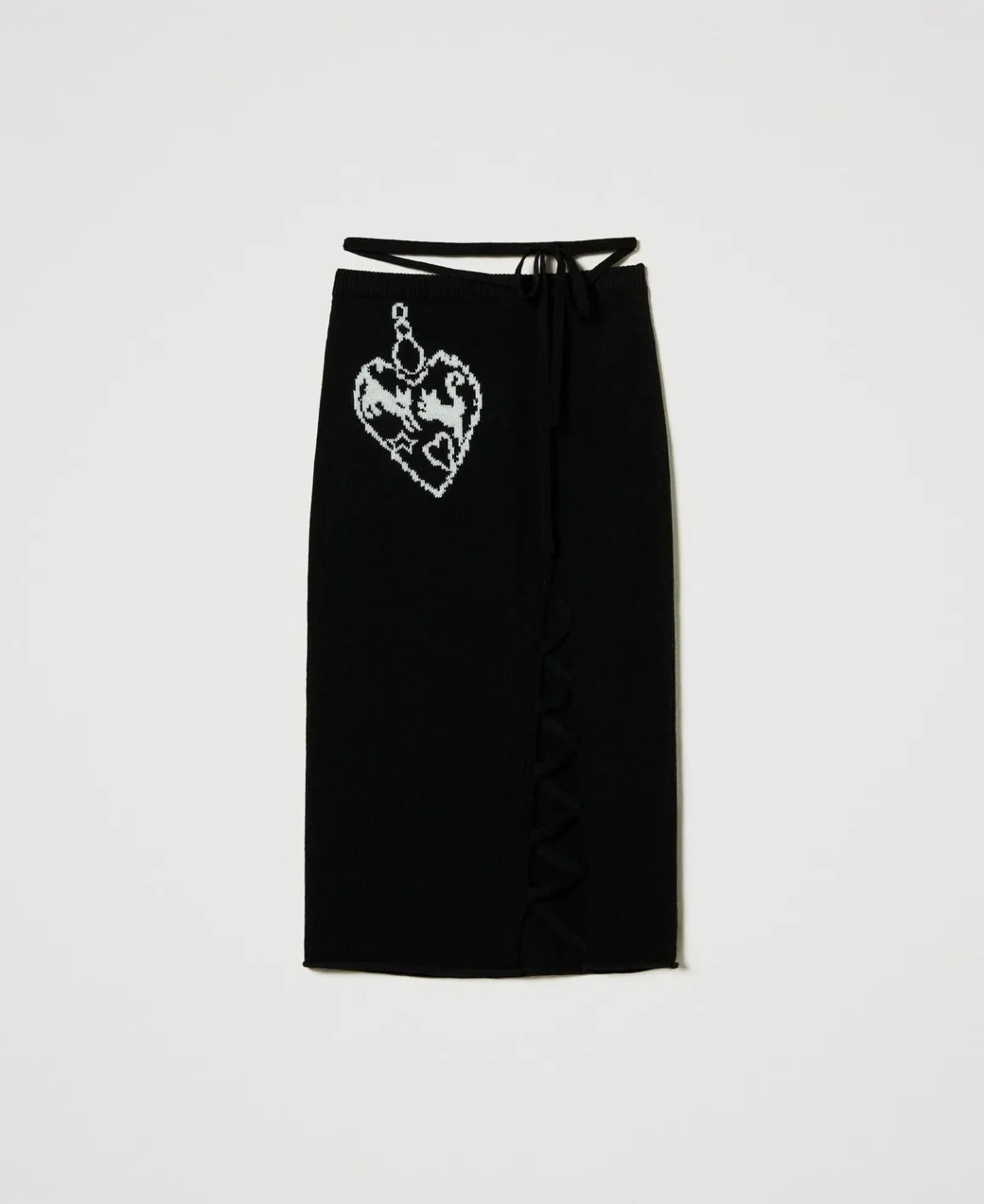 TWINSET Milano Gonna Longuette Jacquard In Filato Treeblend | Gonne