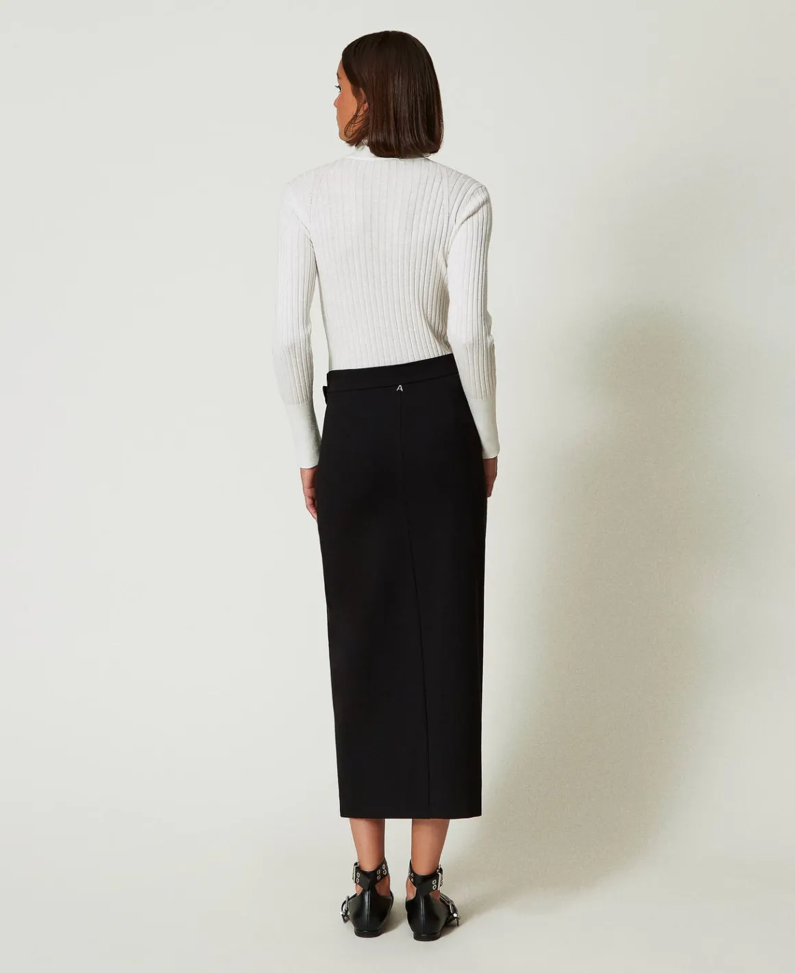 TWINSET Milano Gonna Lunga Asimmetrica | Gonne