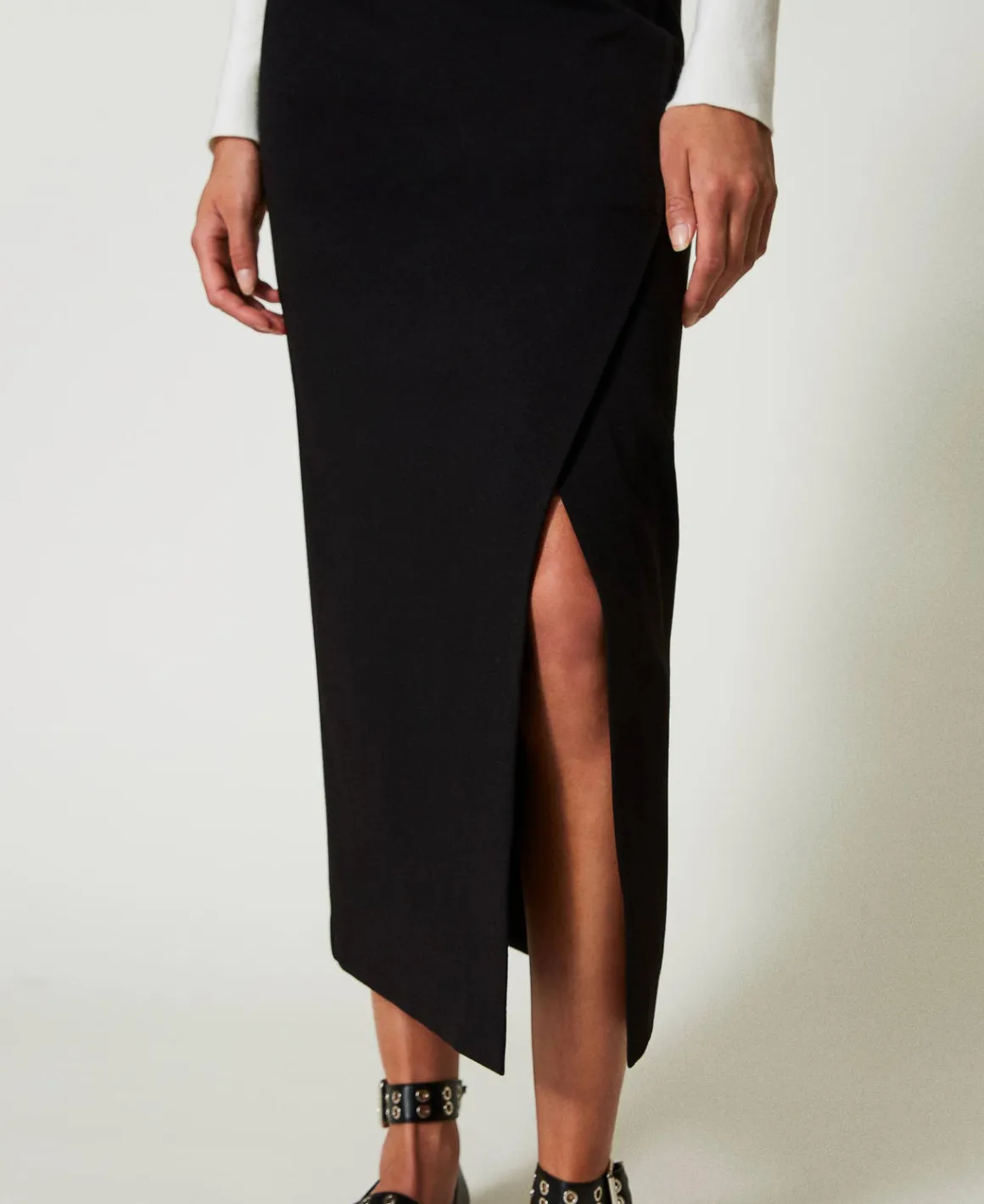 TWINSET Milano Gonna Lunga Asimmetrica | Gonne