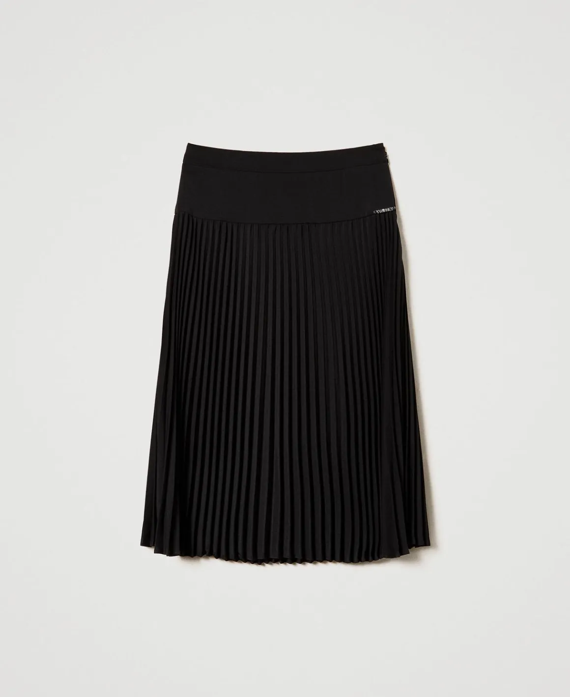 TWINSET Milano Gonna Lunga In Crêpe De Chine Plissé | Gonne