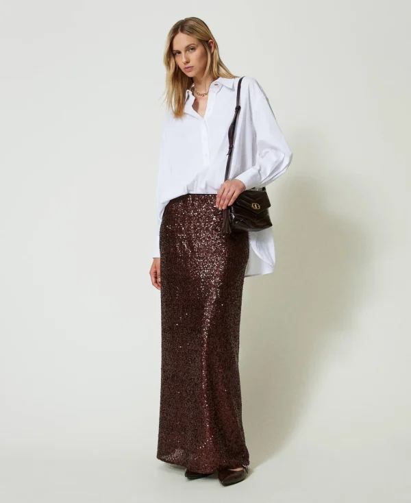 TWINSET Milano Gonna Lunga In Full Paillettes | Gonne
