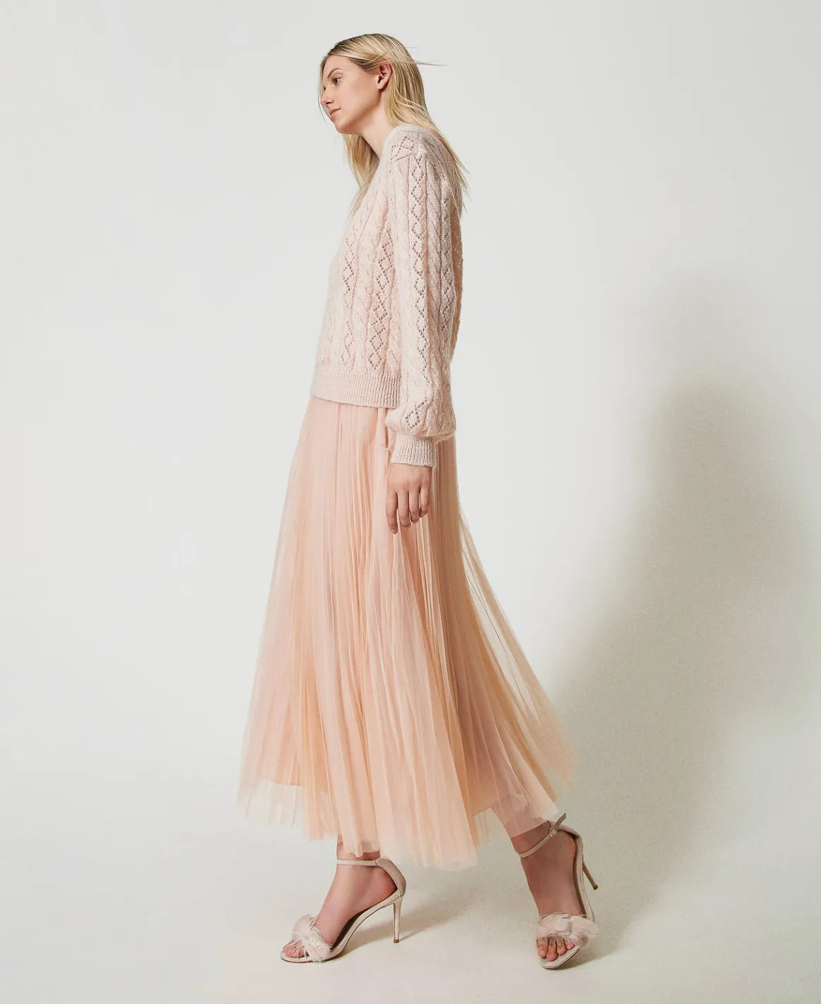 TWINSET Milano Gonna Lunga In Tulle Plissé | Gonne