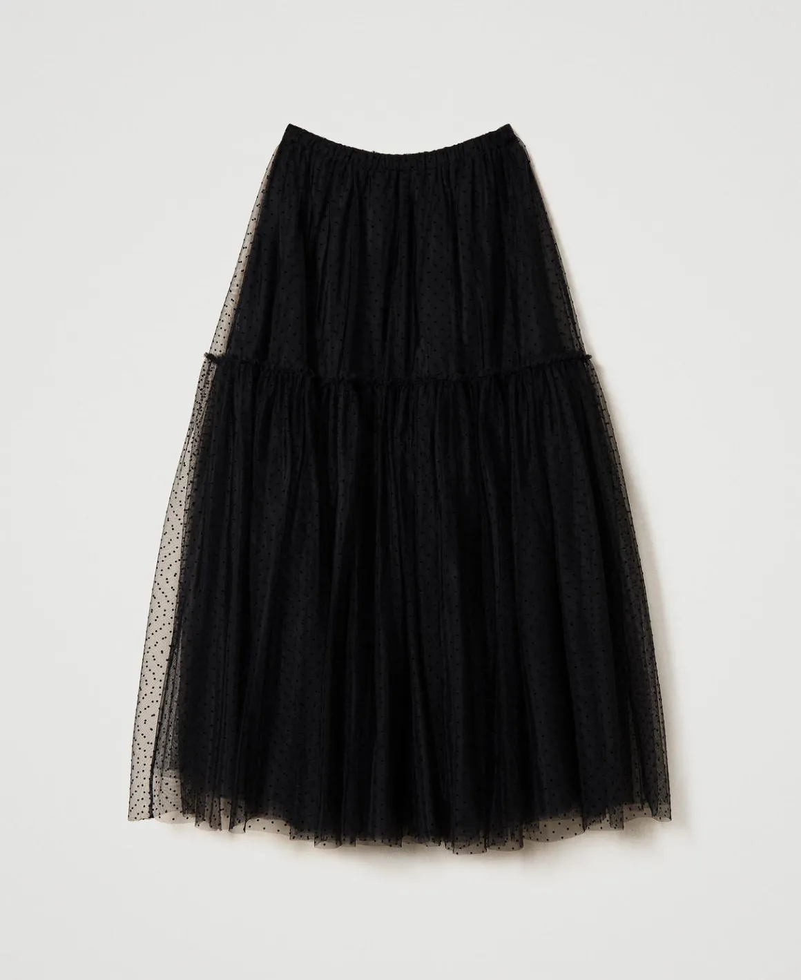 TWINSET Milano Gonna Lunga In Tulle Plumetis | Gonne