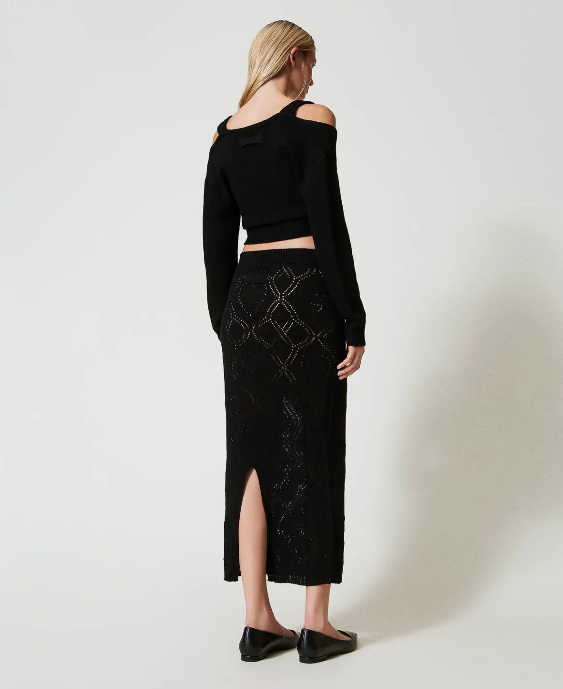 TWINSET Milano Gonna Lunga Seamless In Filato Treeblend | Gonne