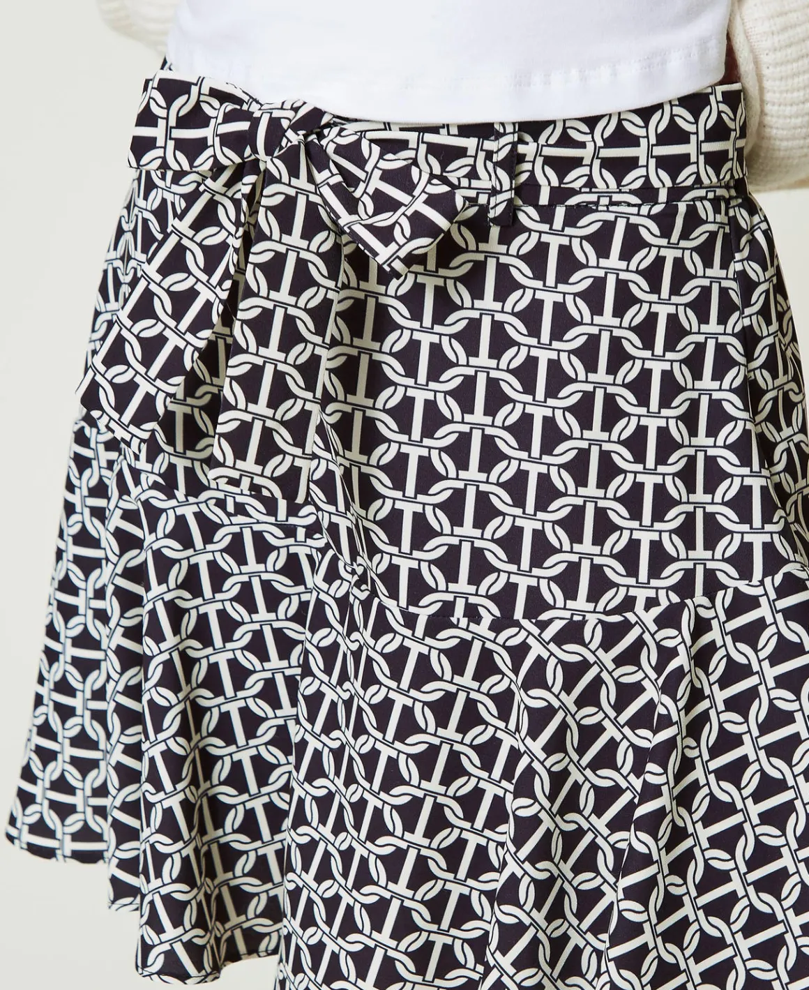 TWINSET Milano Gonna Pantalone In Crêpe De Chine Con Stampa | Gonne