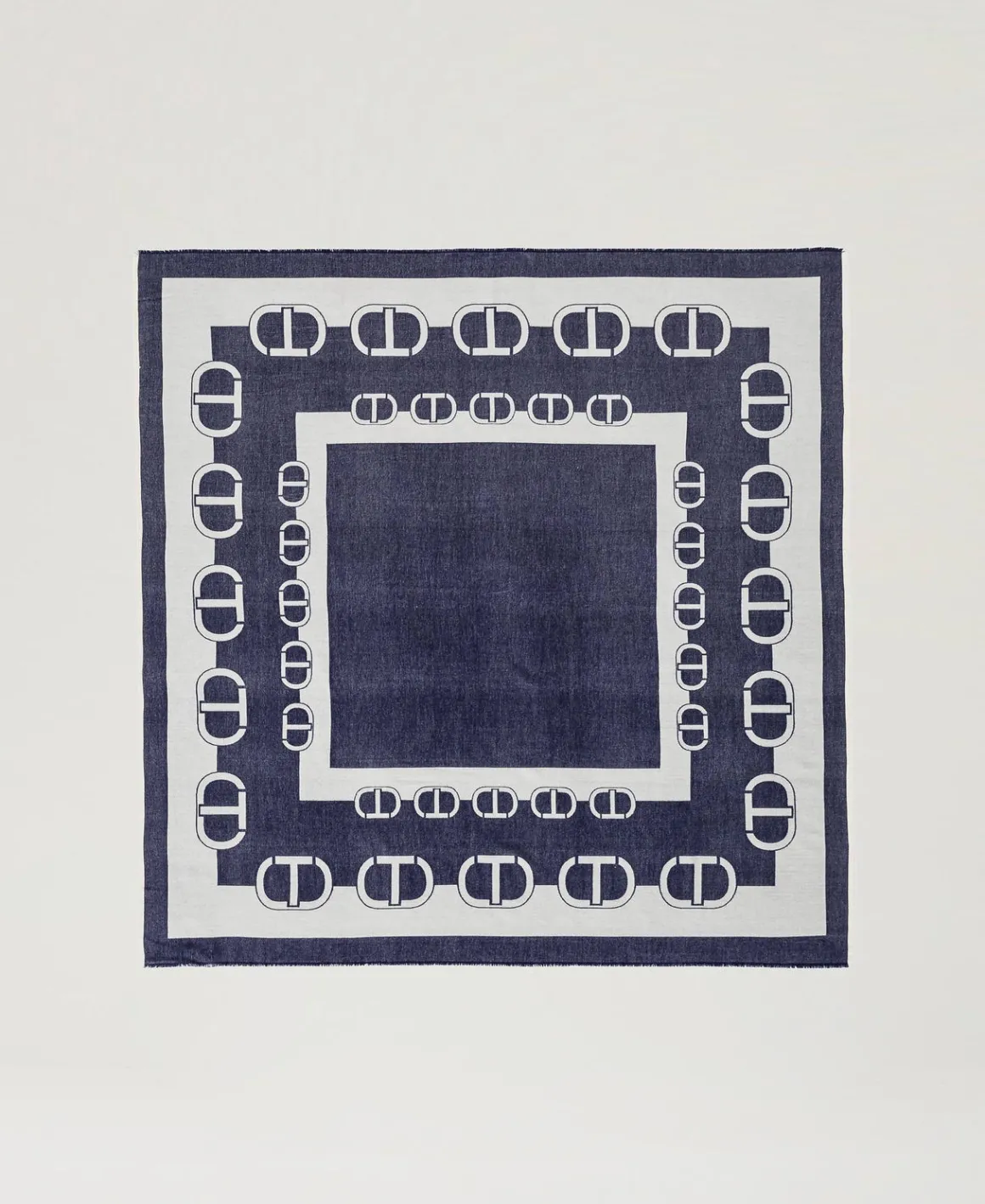 TWINSET Milano Kefiah Jacquard Con Logo | Sciarpe