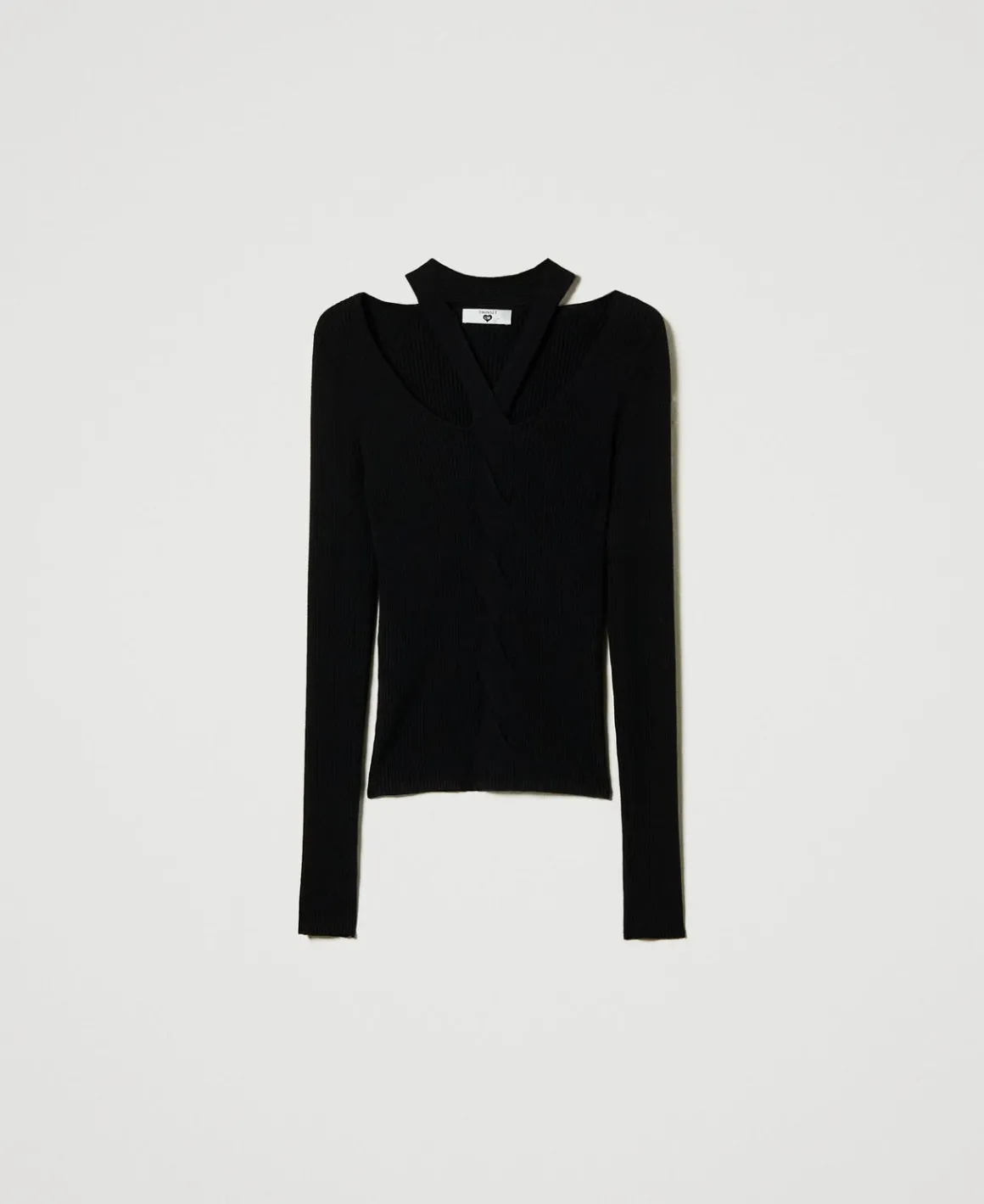 TWINSET Milano Maglia A Costine Con Cut-out | Maglie E Cardigan
