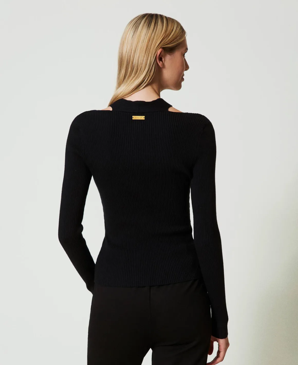 TWINSET Milano Maglia A Costine Con Cut-out | Maglie E Cardigan