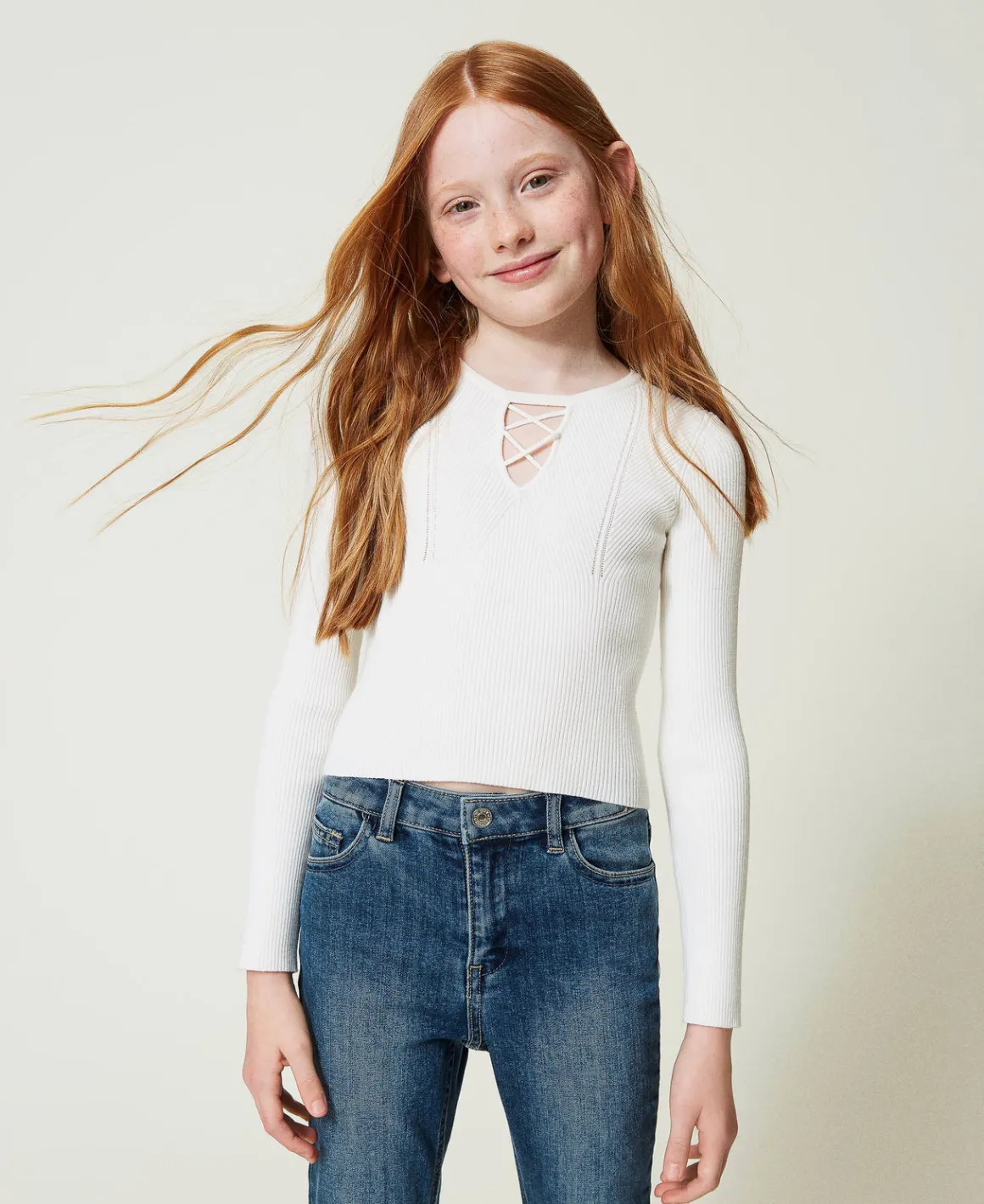 TWINSET Milano Maglia A Costine Con Intreccio | Maglie E Cardigan