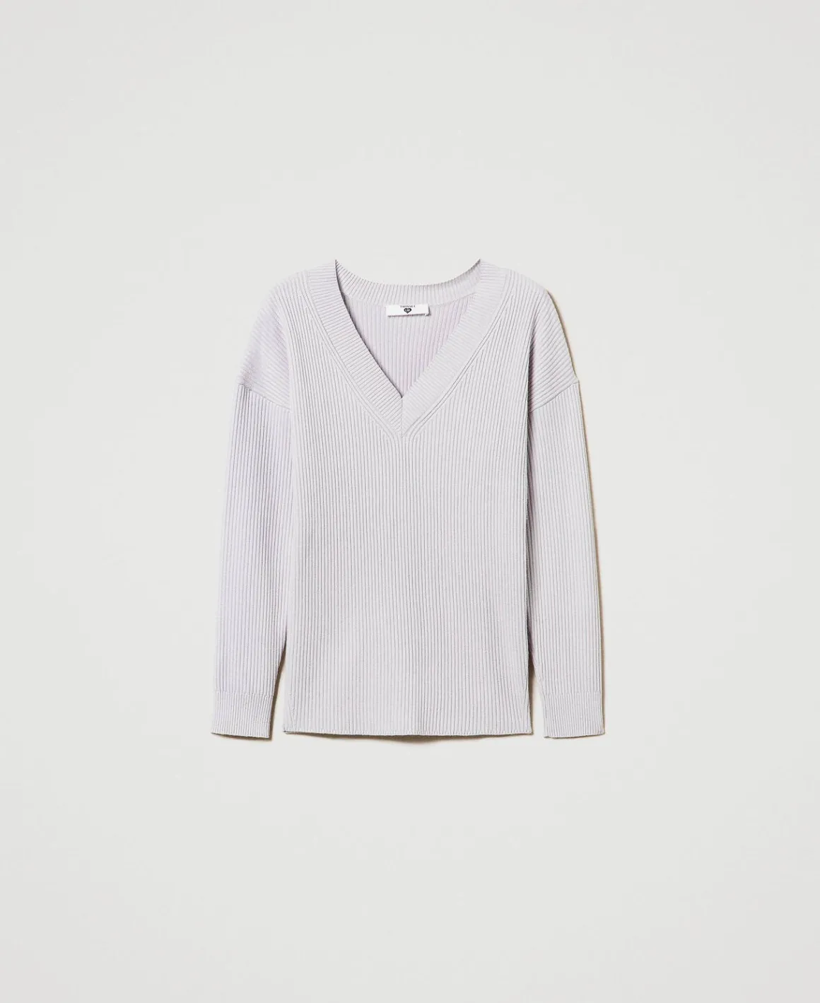 TWINSET Milano Maglia A Costine Con Spacco | Maglie E Cardigan
