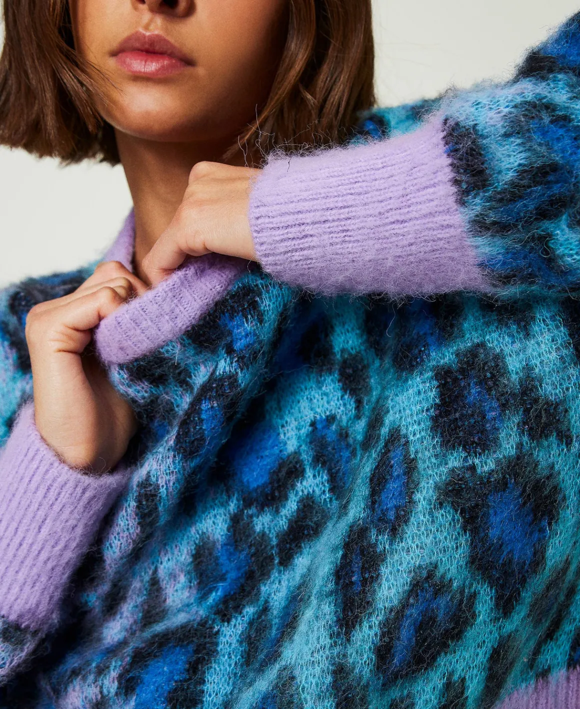 TWINSET Milano Maglia Boxy MYFO In Maglia Jacquard | Maglie E Cardigan