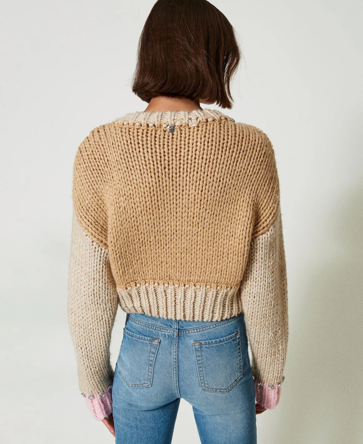TWINSET Milano Maglia Color Block Con Ricami A Mano | Maglie E Cardigan