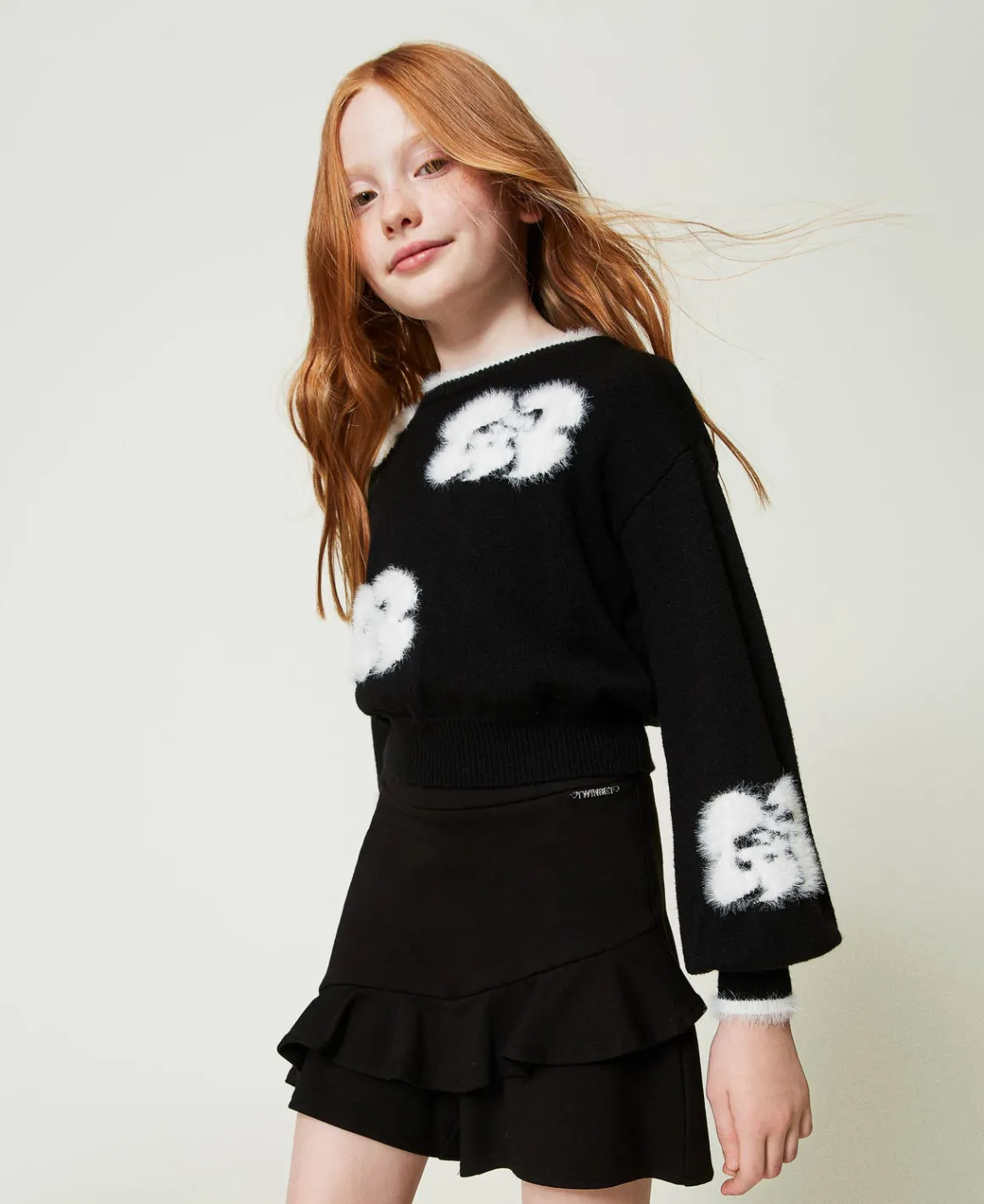 TWINSET Milano Maglia Con Fiori A Intarsio | Maglie E Cardigan
