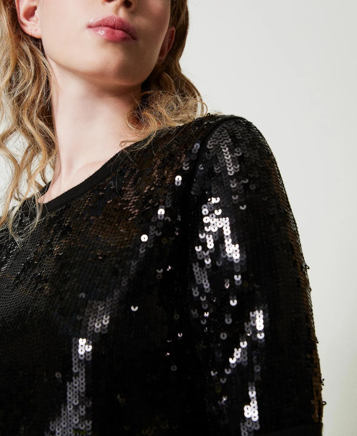 TWINSET Milano Maglia Con Ricamo In Full Paillettes | Maglie E Cardigan