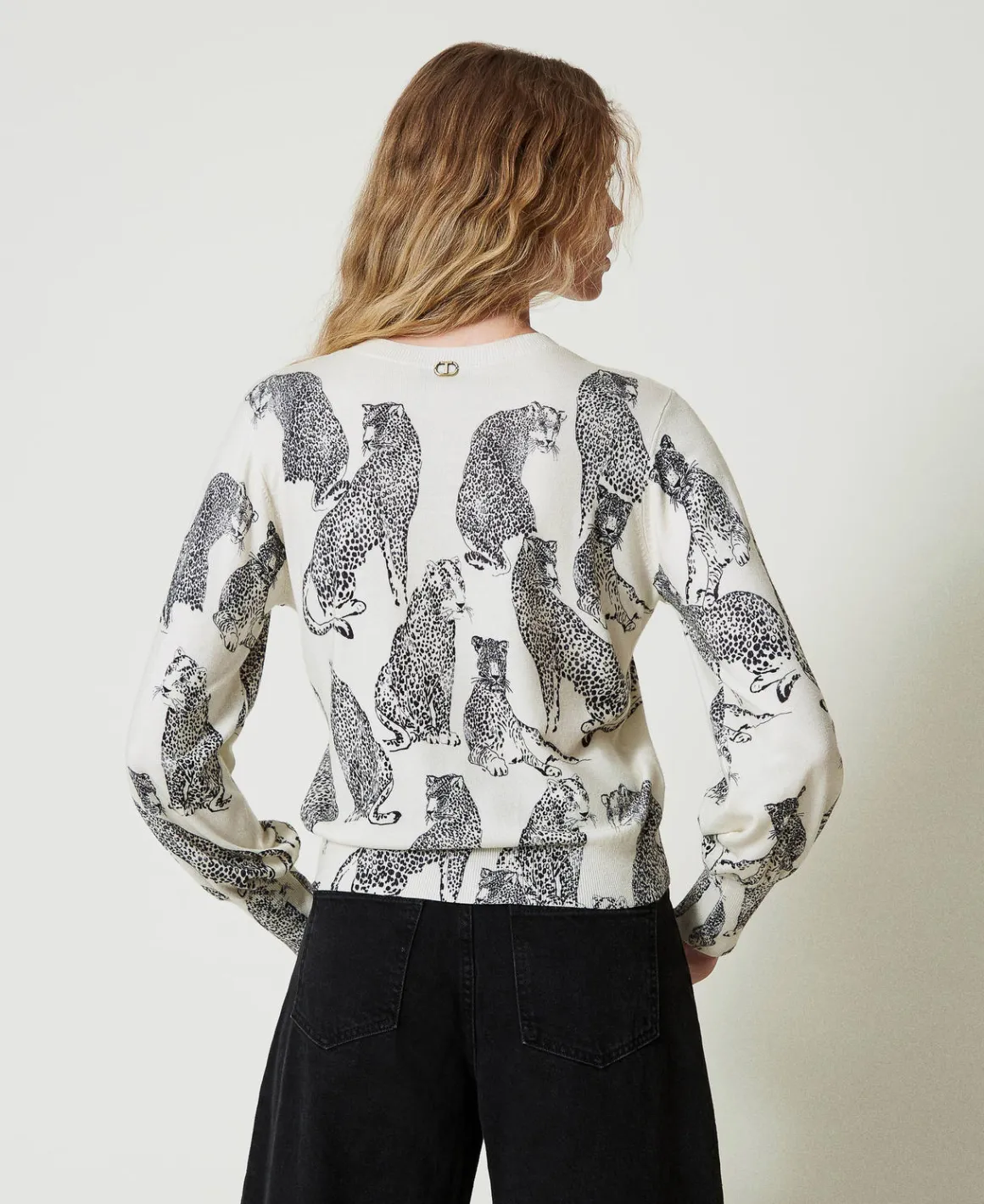 TWINSET Milano Maglia Con Stampa Giaguari | Maglie E Cardigan