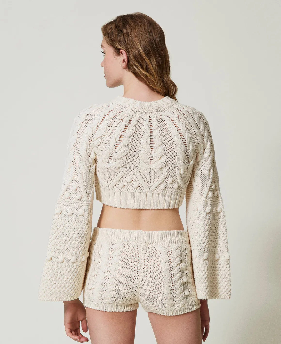 TWINSET Milano Maglia Cropped In Lana | Maglie E Cardigan