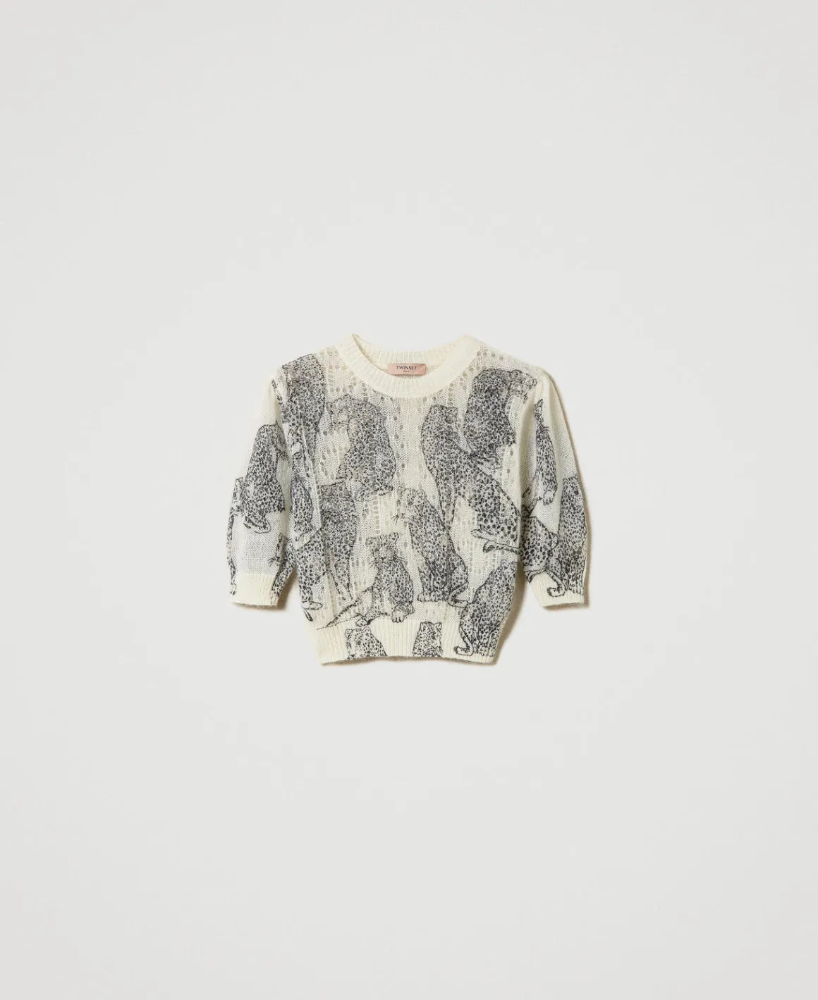 TWINSET Milano Maglia Cropped In Misto Lana E Mohair | Maglie E Cardigan