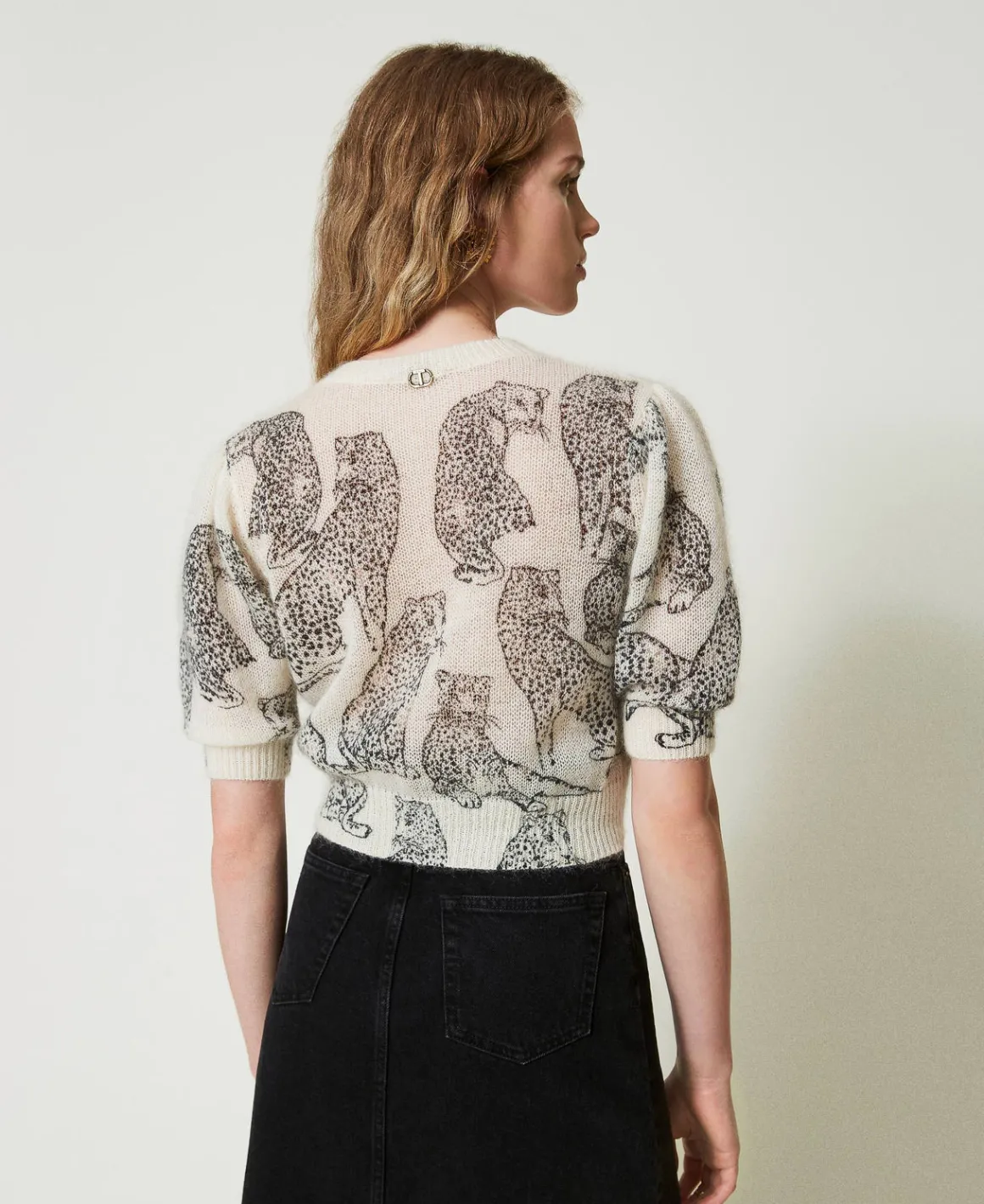 TWINSET Milano Maglia Cropped In Misto Lana E Mohair | Maglie E Cardigan