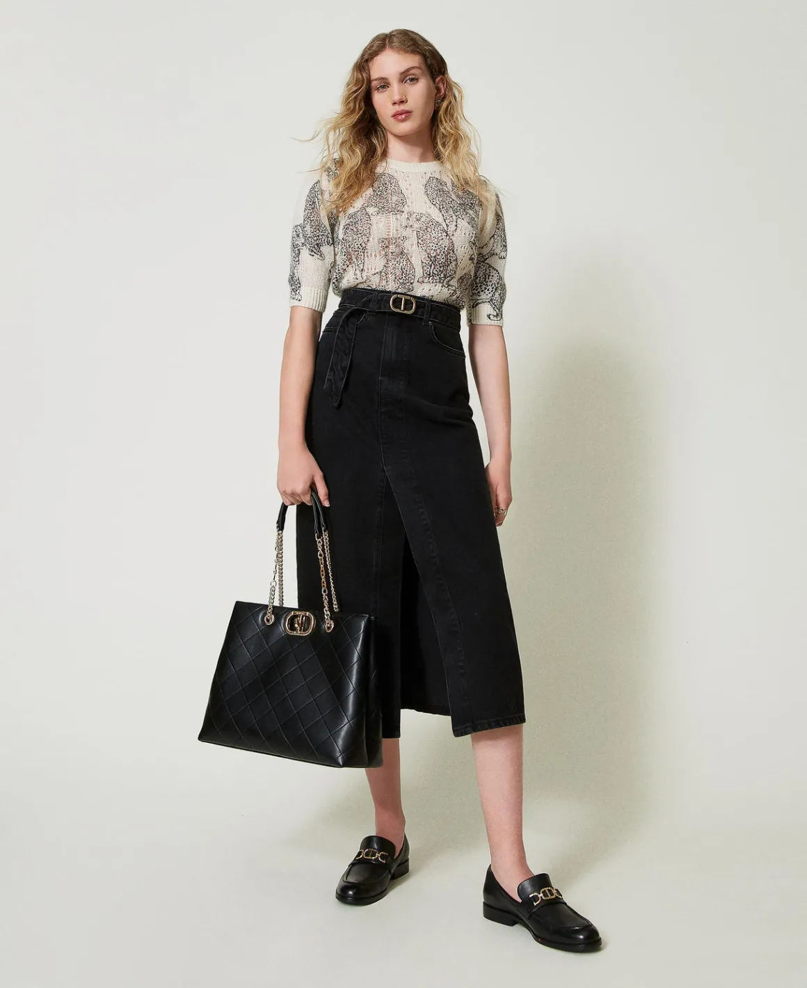 TWINSET Milano Maglia Cropped In Misto Lana E Mohair | Maglie E Cardigan