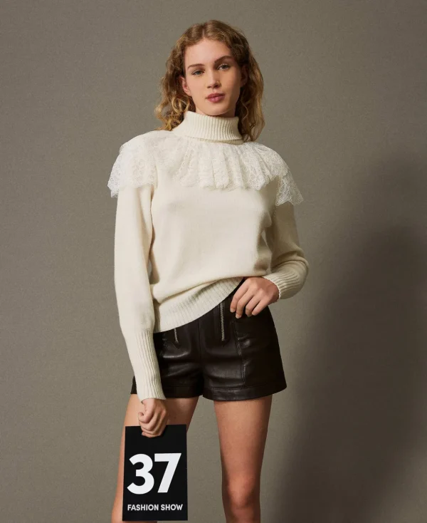 TWINSET Milano Maglia Dolcevita In Lana E Cashmere | Maglie E Cardigan