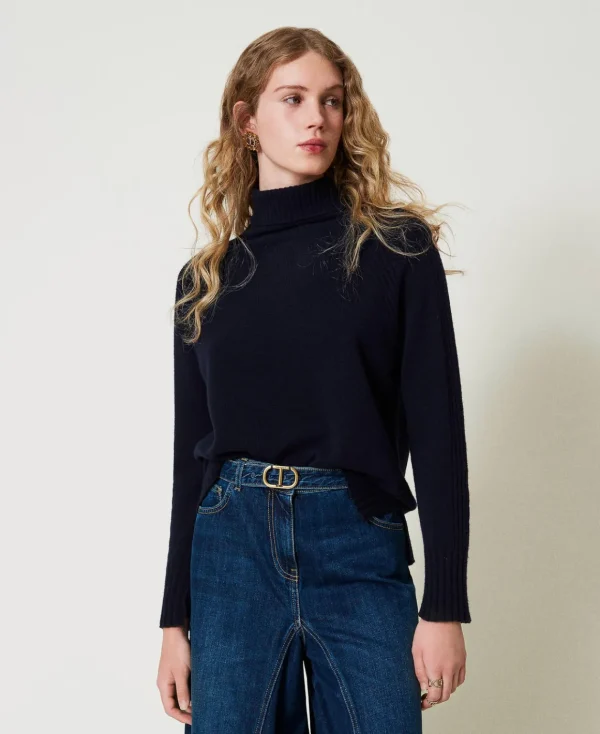 TWINSET Milano Maglia Dolcevita In Lana E Cashmere | Maglie E Cardigan