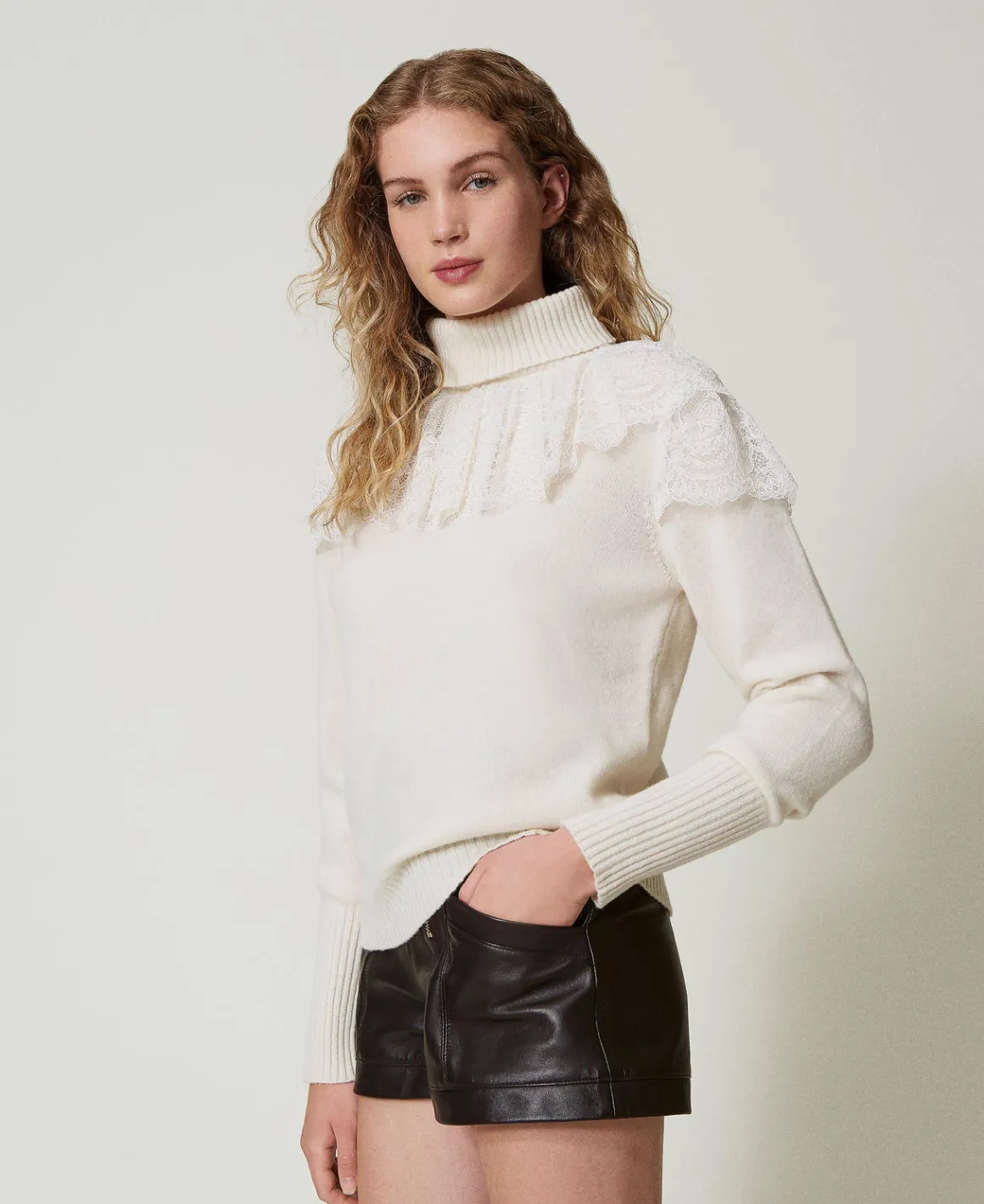TWINSET Milano Maglia Dolcevita In Lana E Cashmere | Maglie E Cardigan