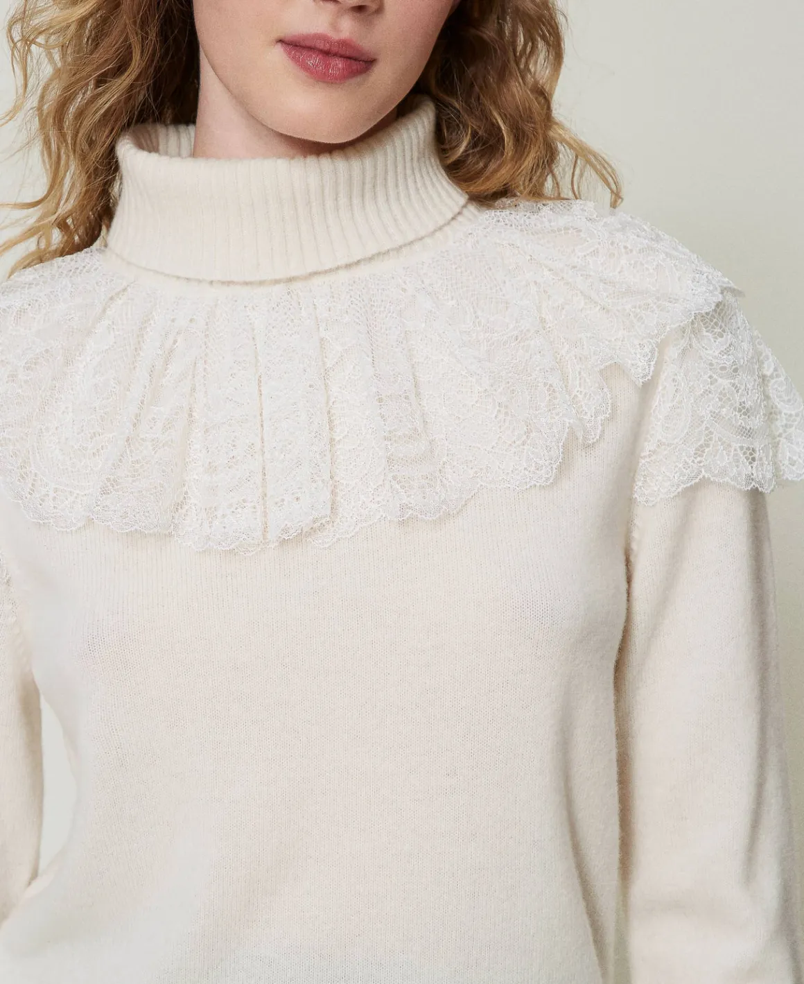 TWINSET Milano Maglia Dolcevita In Lana E Cashmere | Maglie E Cardigan