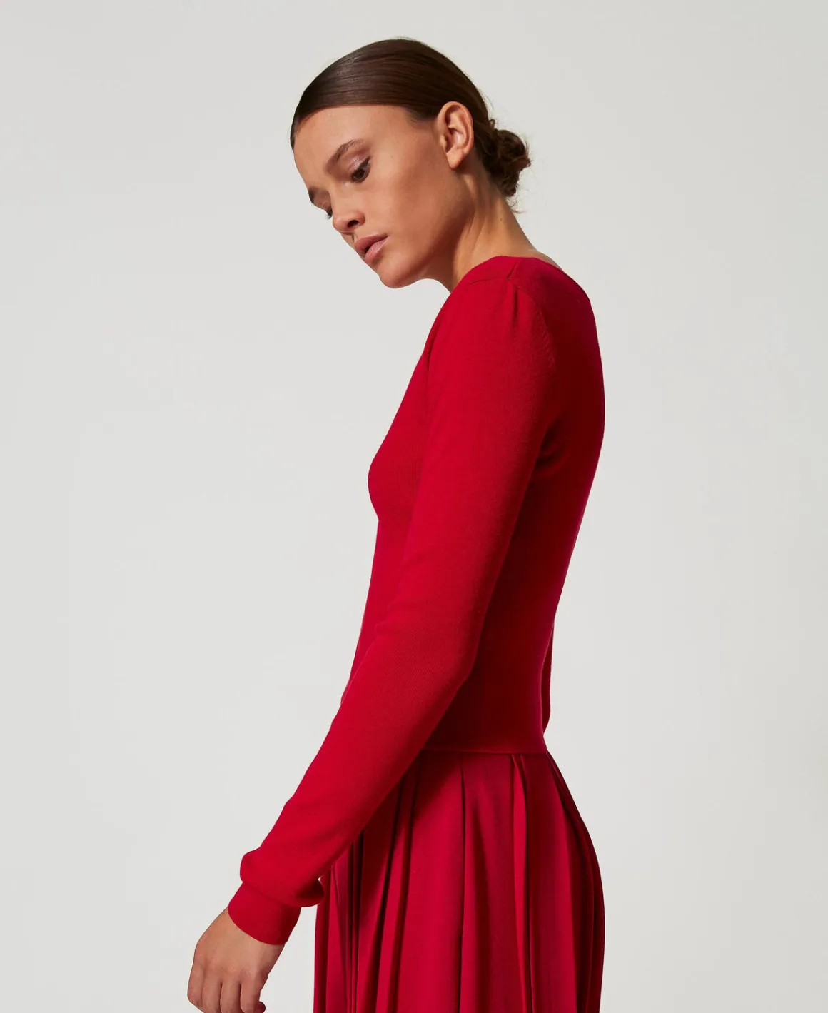 TWINSET Milano Maglia Doppio Uso Con Oval T | Maglie E Cardigan