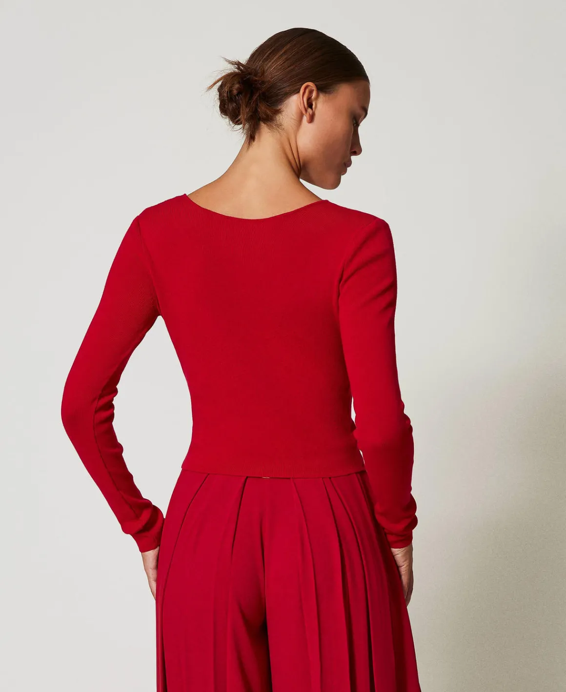 TWINSET Milano Maglia Doppio Uso Con Oval T | Maglie E Cardigan