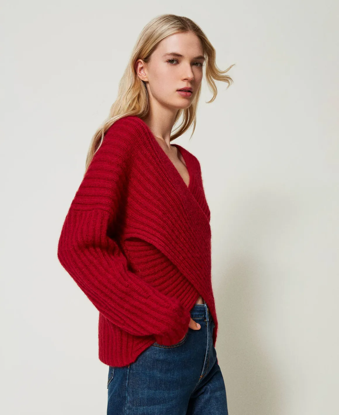 TWINSET Milano Maglia Doppio Uso In Misto Mohair | Maglie E Cardigan