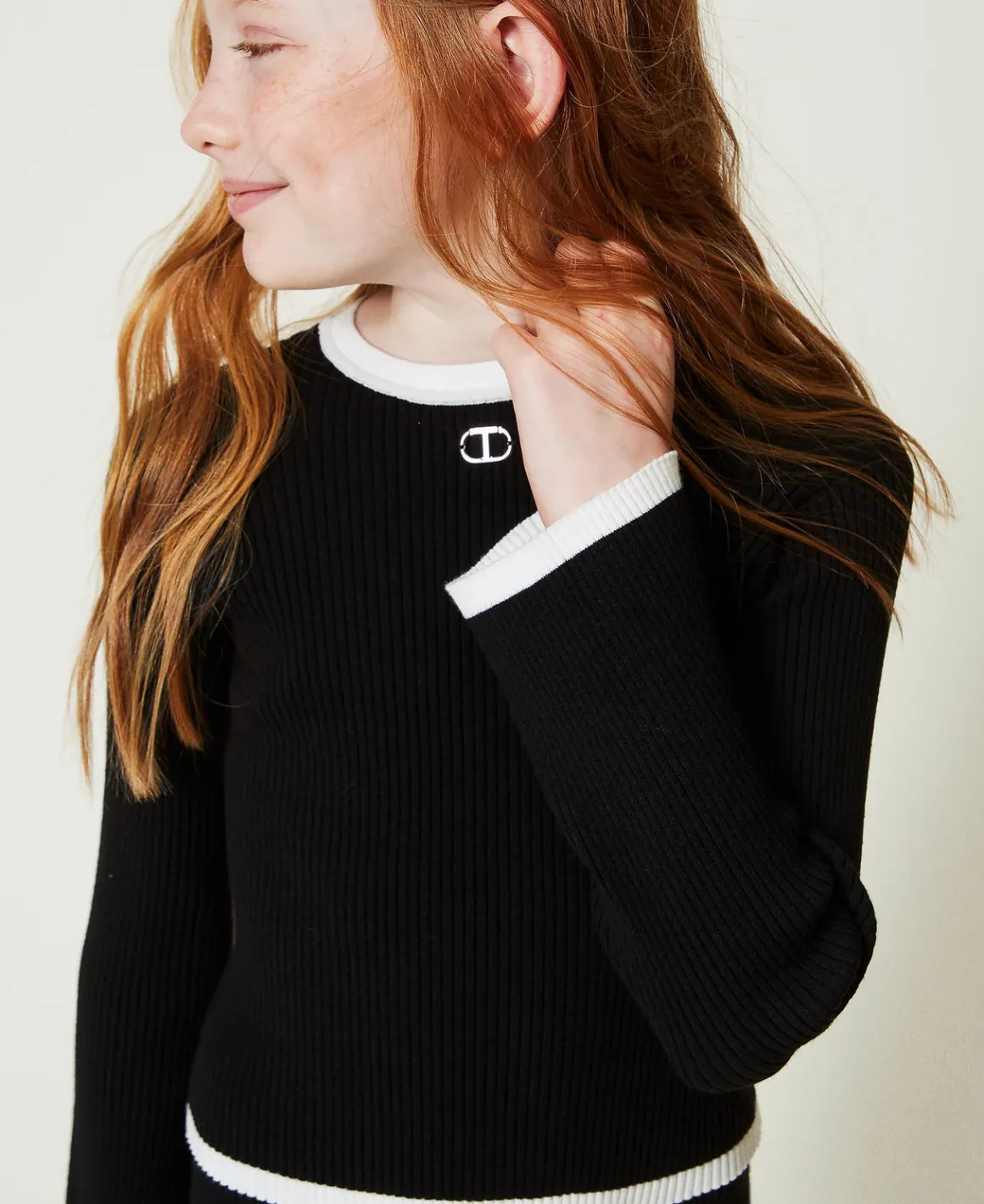 TWINSET Milano Maglia E Pantaloni Ampi A Costine | Maglie E Cardigan