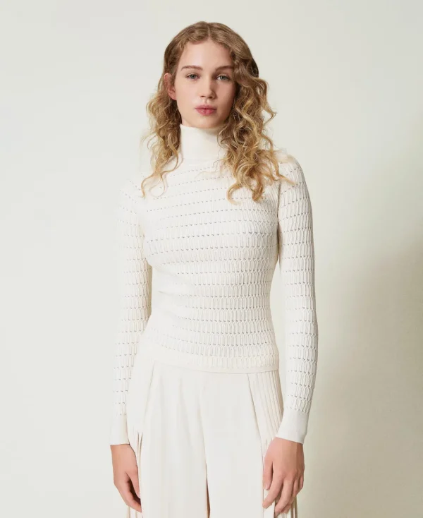 TWINSET Milano Maglia Fitted A Collo Alto | Maglie E Cardigan