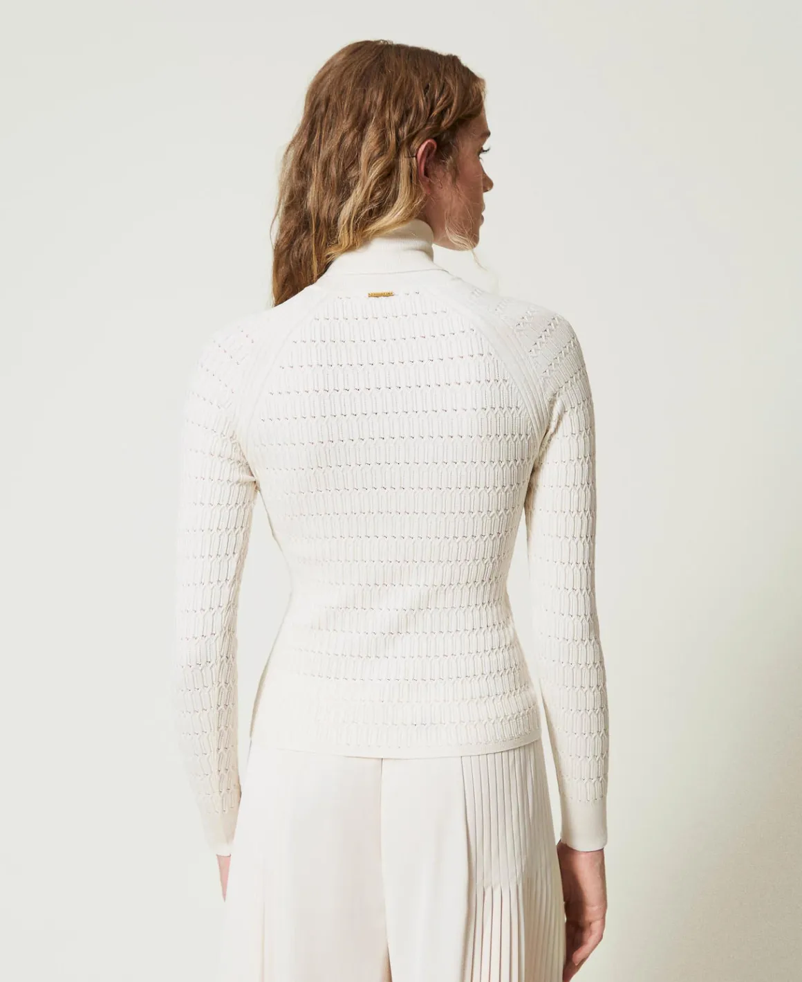 TWINSET Milano Maglia Fitted A Collo Alto | Maglie E Cardigan