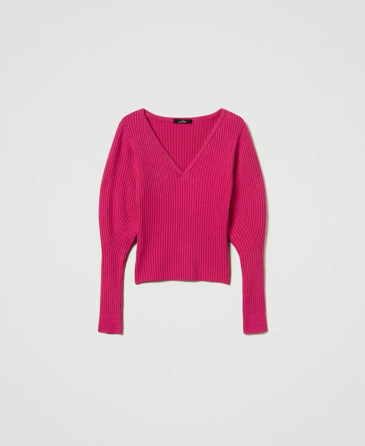 TWINSET Milano Maglia Fitted A Coste | Maglie E Cardigan