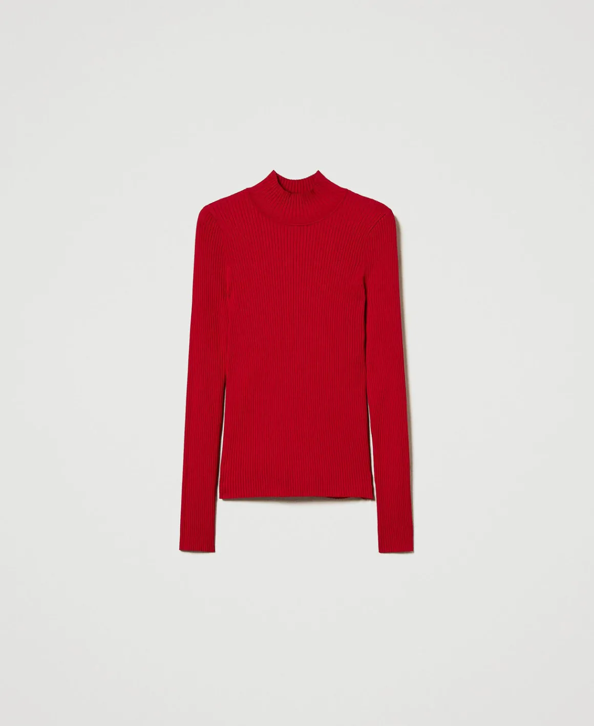 TWINSET Milano Maglia Fitted A Costine Con Apertura | Maglie E Cardigan