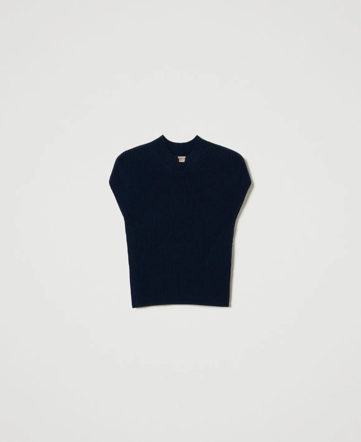 TWINSET Milano Maglia Fitted A Costine Décor | Maglie E Cardigan