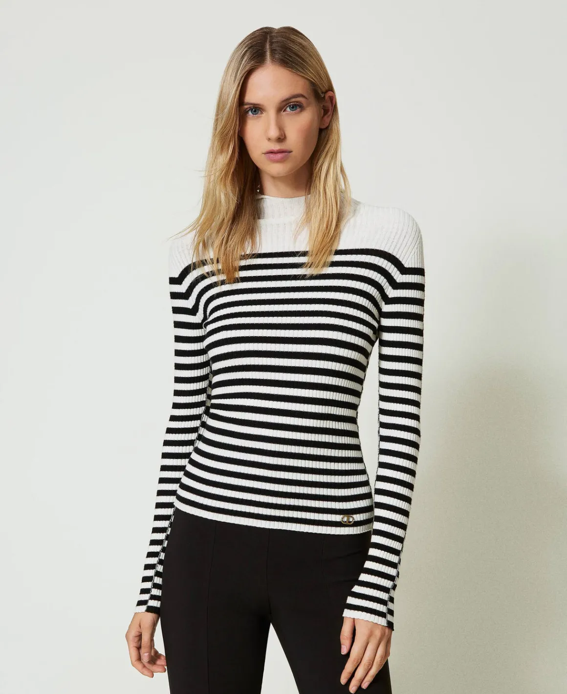 TWINSET Milano Maglia Fitted A Righe | Maglie E Cardigan