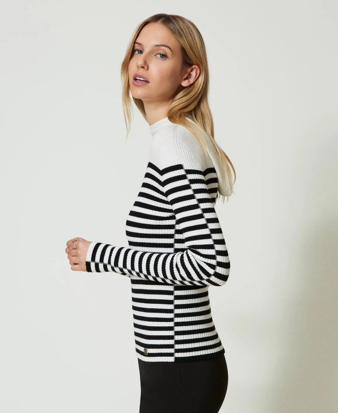 TWINSET Milano Maglia Fitted A Righe | Maglie E Cardigan