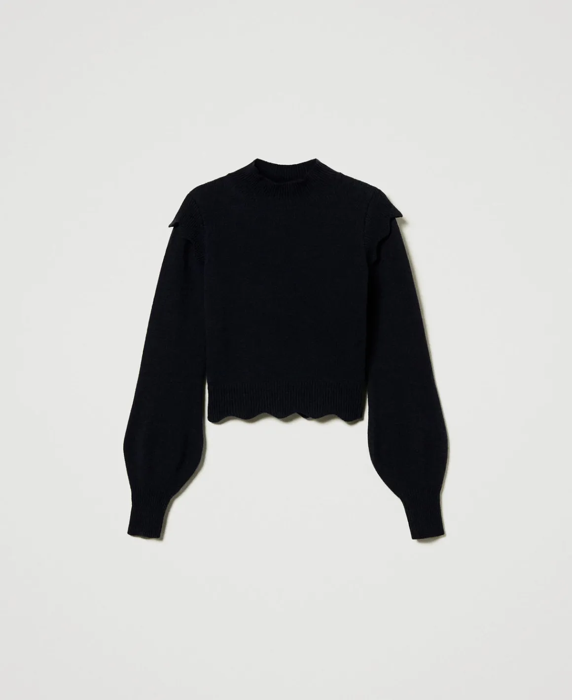 TWINSET Milano Maglia In Lana E Cashmere Con Smerli | Maglie E Cardigan