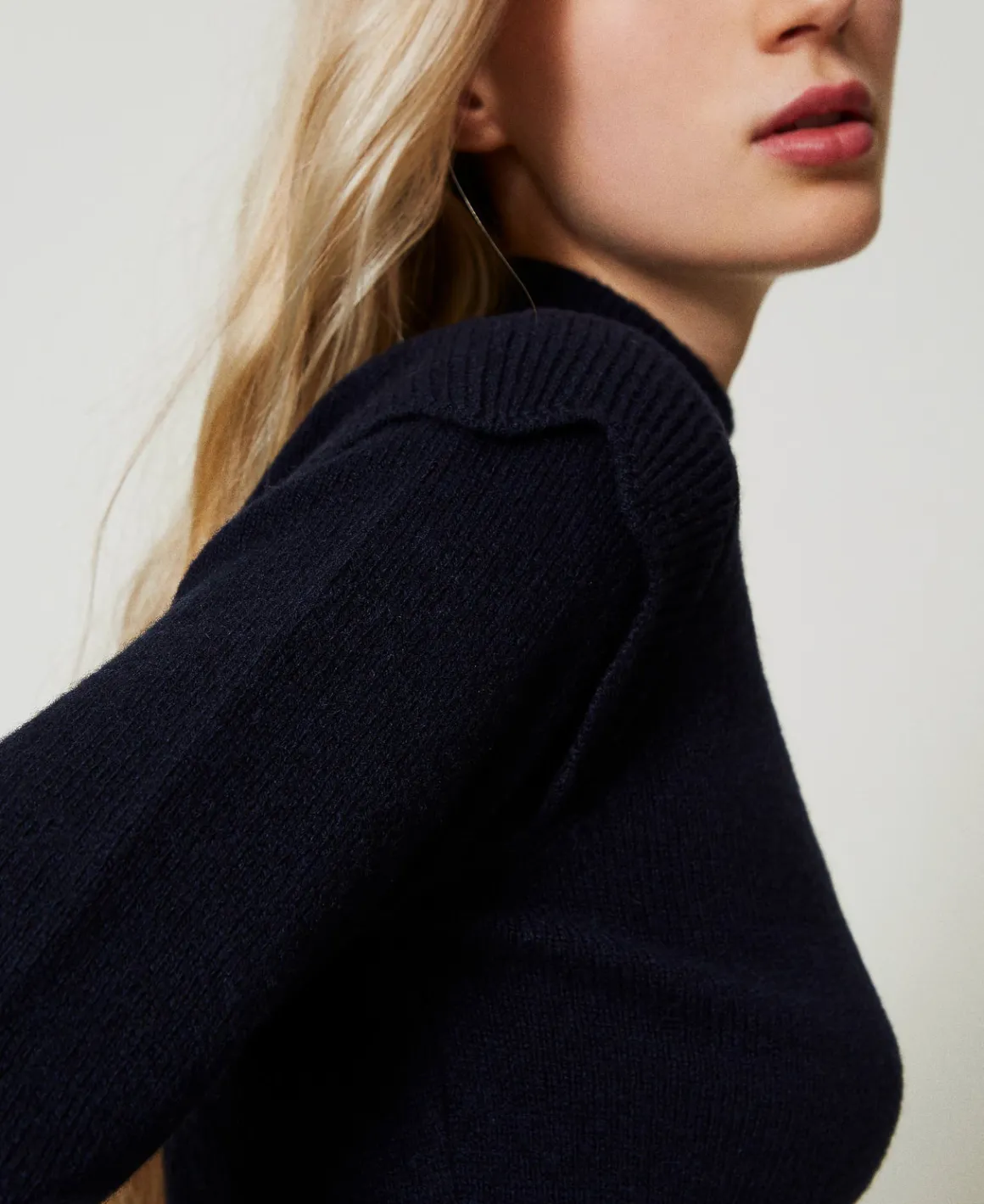 TWINSET Milano Maglia In Lana E Cashmere Con Smerli | Maglie E Cardigan