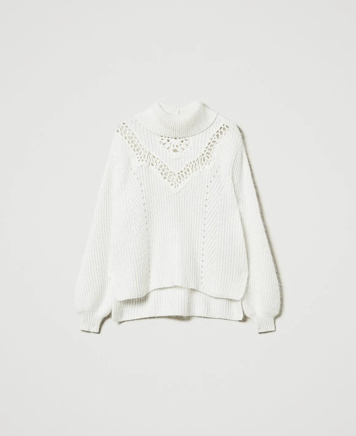 TWINSET Milano Maglia In Misto Angora Con Ricami | Maglie E Cardigan