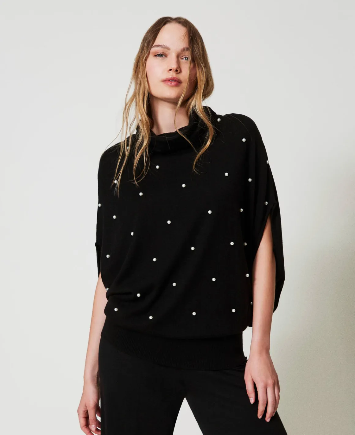 TWINSET Milano Maglia In Misto Lana Con Ricamo Di Perle | Maglie E Cardigan